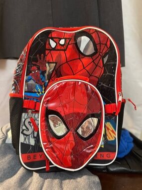 Spiderman Red Black Kids Backpack Great condition Standard size